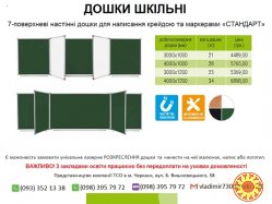 Доска школьная 7 поверхностей