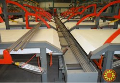 Линия для мерной резки пилой арматуры TJK GJW 1240