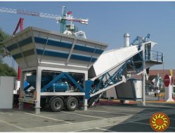 Мобильный бетонный завод Polygonmach MBS – 100 m3/час, Турция