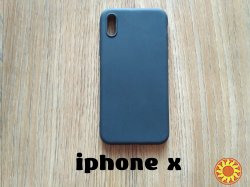 Чехол Бампер на iphone Х чёрный