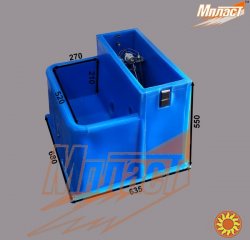 Групповая поилка с подогревом для телят V30+ Мпласт