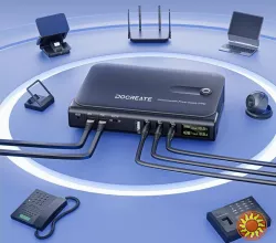 DC-UPS 36Вт DC1036L Джерело безперебійного живлення 5В 9В 12В 24В для роутера, ONU, комутатора та відеокамери