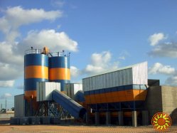 Стационарный бетонный завод Polygonmach Makina S 180 (180 м3/час) Турция