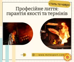 Ливарне виробництво, приймаємо нові замовлення