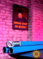 Повітряний пілон каучуковий синій 42 мм