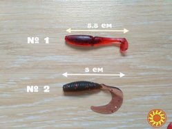 Силиконовые приманки 10 шт.разные