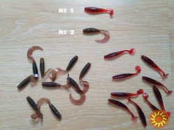 Силиконовые приманки 10 шт.разные