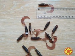 Силиконовые приманки 10 шт.разные