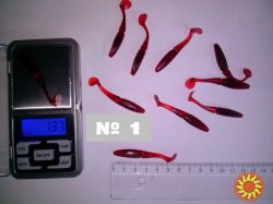 Силиконовые приманки 10 шт.разные