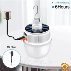 Комплект 2 шт Лампа для кемпінгу Solar BL 2022 на сонячній батареї / Кемпінговий ліхтар.