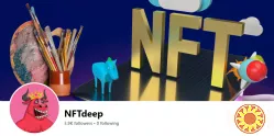 Facebook-страница NFT Art Crypto Digital