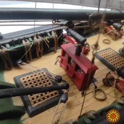 Продам модель шхуны "Halcon" 1840года, масштаб 1:100.