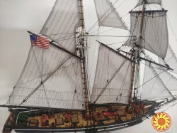 Продам модель шхуны "Halcon" 1840года, масштаб 1:100.