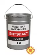 Мастика битумная ведро 3, 0 кг БИТЭЛАСТ - БИТУМНЫЙ Ecobit ДСТУ Б В.2.7-108-2001