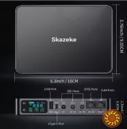 Міні UPS 18000mAh з регульованою напругою та вбудованим блоком живлення