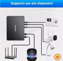 Міні UPS 18000mAh з регульованою напругою та вбудованим блоком живлення