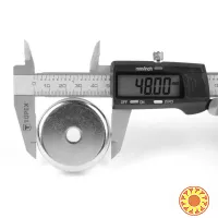 Магніт в металевому корпусі під потай A48