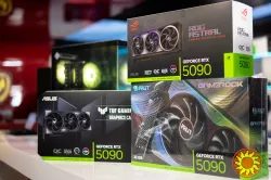 GeForce RTX 5090, RTX 5080, RTX 5070 Ti, RTX 5070, RTX 4090, RTX 4080 Super, RTX 4080, RTX 4070 Ti Super, RTX 4070 Ti, RTX 4070 Super, RTX 4070