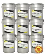 Мастика битумная ведро 25, 0 кг БИТЭЛАСТ - БИТУМНЫЙ Ecobit ДСТУ Б В.2.7-108-2001