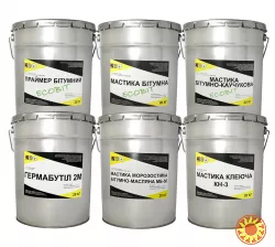 Мастика битумная ведро 25, 0 кг БИТЭЛАСТ - БИТУМНЫЙ Ecobit ДСТУ Б В.2.7-108-2001