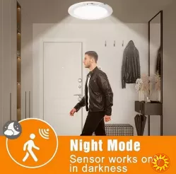 Розумний LED-світильник з датчиком руху та дистанційним керуванням 10+ годин роботи, акумулятор 8000 мАг