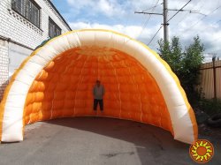 Надувная палатка Иглу Igloo inflatable tent украинского производства