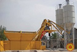 Мобильный бетонный завод, контейнерного типа, Polygonmach Compakt 20 м3/час. Турция