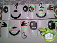 Детская наклейка Улыбка