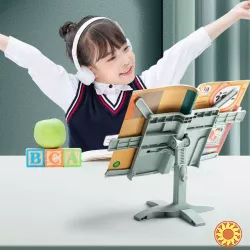 Багатофункціональна регульована підставка для книг.