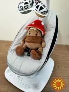 Іграшка м'яка в'язана Грибочок 48 см велика ручна робота подарунок сувенір