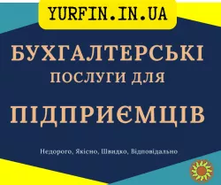 Бухгалтерські послуги з супроводу ФОП, ПП, СПД, підприємців. Онлайн.