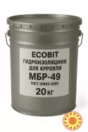 Гидроизоляция для кровли битумно резиновая МБР-49 Ecobit ГОСТ 30693-2000 20 кг
