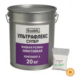 Мастика эластомерная УЛЬТРАФЛЕКС - СУПЕР Ecobit ДСТУ Б В.2.7-108 жидкая резина антикор