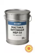 Мастика битумная МБР-54 Ecobit ГОСТ 30693-2000 Гидроизоляция 20 кг