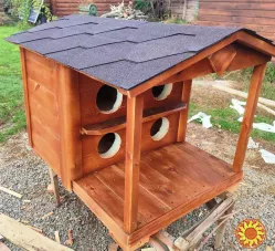 Будка для котов, утепленная.