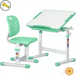 Детский комплект парта и стул Evo-05 Ergo зеленый