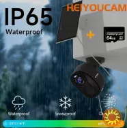 Сонячна Wi-Fi камера безпеки з прожектором, сиреною та акумулятором 5000 мАг