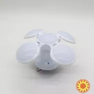 Універсальний кемпінговий ліхтар-лампа BL-2029, 14х12см / Акумуляторний ліхтар на сонячній батареї.