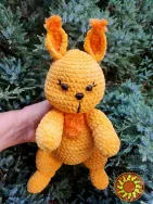 вязана іграшка білка білочка дитяча плюшева на подарунок