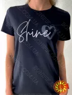 Жіноча чорна сукня із бавовни "Shine" (16002) (арт. 1761)