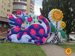 Декорации улиц надувные для оформления сцены, рекламы