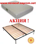 Матрац Arabeska Tiara безпружинний. Акція -40%. Каркас ліжка до нього. Подарунок!