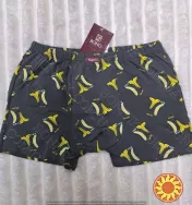 Чоловічі бавовняні боксери з принтом бананів ТМ "BONO" (арт. МШ 950311)