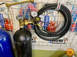 Балон для полуавтомата 10л з обладнанням