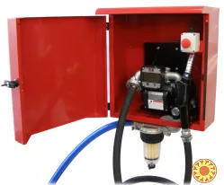 Якісна Міні АЗС в ящику 220В 56л/хв для дизельного палива PIUSI Італія