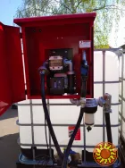 Якісна Міні АЗС в ящику 220В 56л/хв для дизельного палива PIUSI Італія