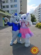 Гігант Білий ведмедик Умка привітання, ведмідь Тедді Панда