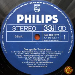 Двойная виниловая пластинка Orchester Béla Sanders