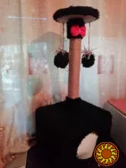 Когтеточка с домиком НОВАЯ