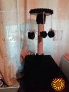 Когтеточка с домиком НОВАЯ